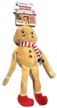 Bow Wow Pet Holiday Plushie Gingerbread Man Toy For Dogs Crinkle Squeak ... - $25.99
