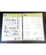 Set of 2 Stampin Up, Merry Medley and Endless Wished - $29.69