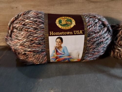 Lion Brand Hometown Yarn(1) Aspen Tweed/(1) Salem Creek( Acrylic