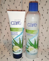Avon Care Aloe Vera and Cucumber Moisturizing Face Mask and Cleansing Lotion - $18.56