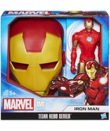 Marvel Titan Hero Series. Iron Man Action Figure and Face Mask gift set. - $19.99