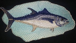 Nature's Bounty Beautiful Custom Fish Portraits[ Bluefin Tuna] Embroidered Iron  - $12.86