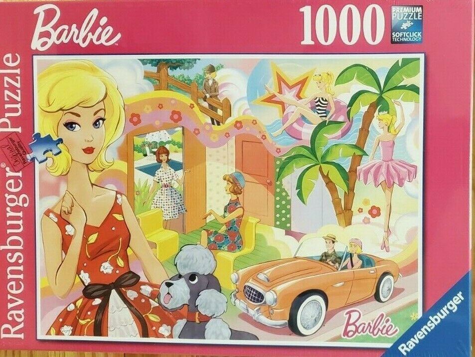 Primary image for Ravensburger Barbie: Vintage Barbie 1000 Piece Jigsaw Puzzle for Adults – Ever