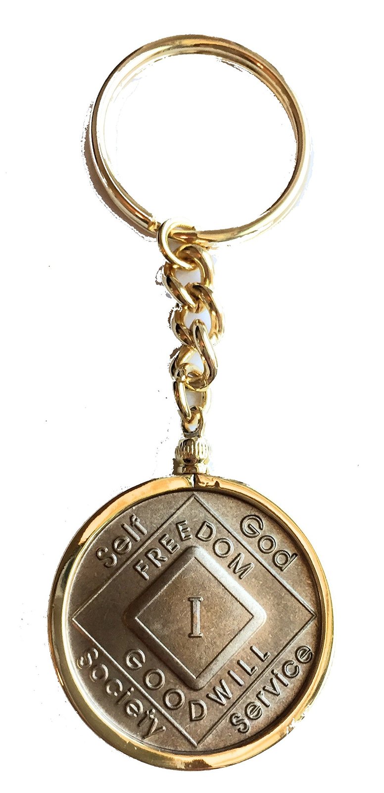Medallion Holder Keychain