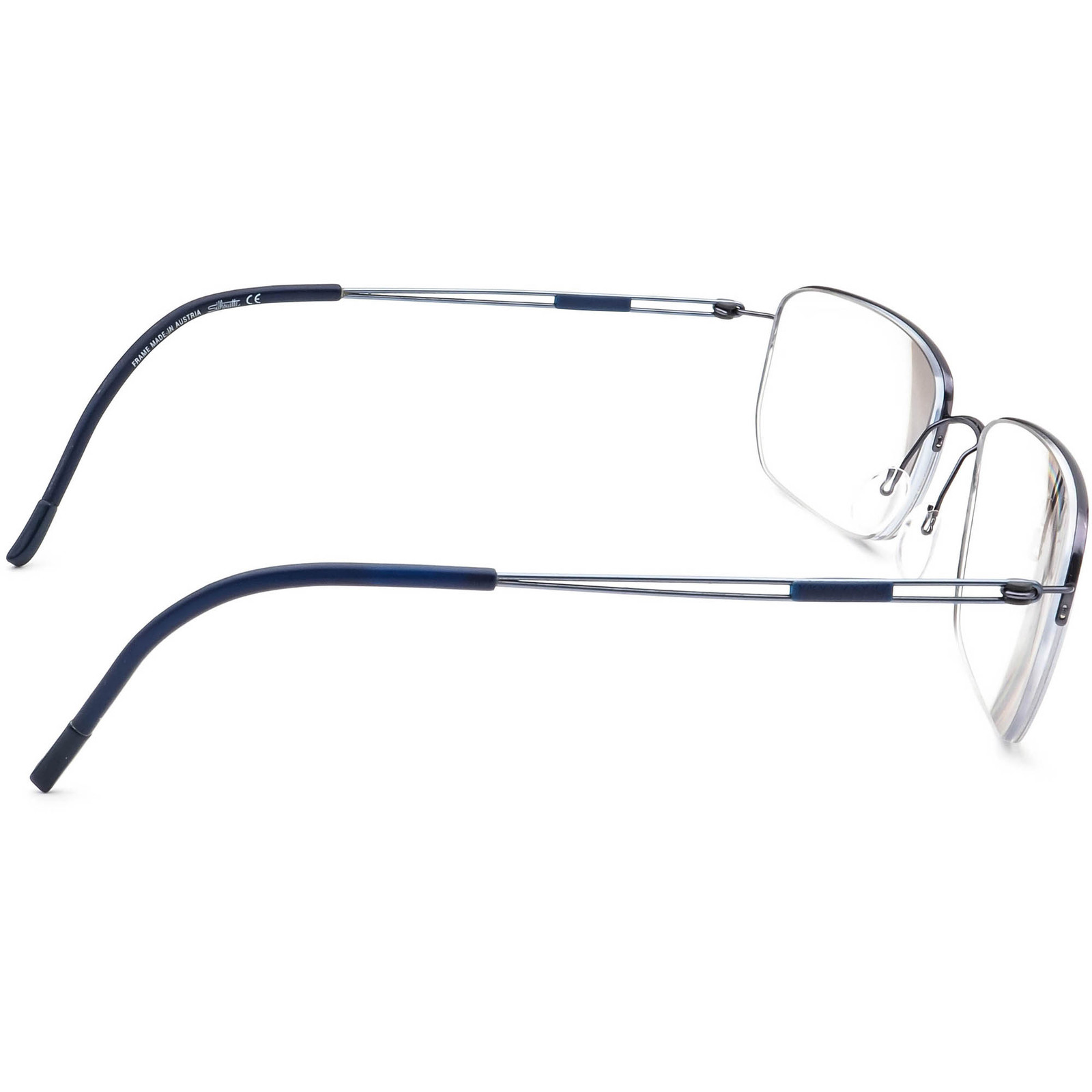 Silhouette Eyeglasses 5279 40 6062 Titan Blue Half Rim Frame Austria 54 ...