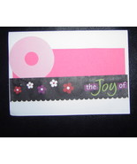 O the Joy of, knowing your my friend Card , Handcrafted scrap happy card - $4.95