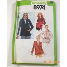 Simplicity Pattern 8974 Size 10 Uncut Woman Blazer Sport Jacket 1979 Vin... - $10.99