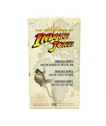 The Complete Adventures of Indiana Jones Trilogy 3 VHS Tapes Box Set Luc... - $12.20