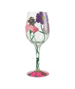 Lolita Wine Glass My Drinking Garden 15 oz 9&quot; High Gift Boxed #6006288 F... - $39.10
