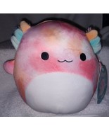 Squishmallows Aksel the Tie-Dyed Axolotl 7&quot;H NWT - $13.74