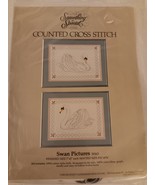Something Special Vintage 1984 Counted Cross Stitch Kit Swan Pictures 50163 - $27.99