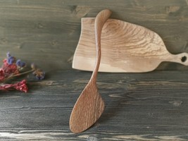 French Beechwood Extra Curved Wood Spatulas - Hand crafted