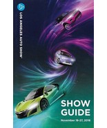 2016 LOS ANGELES International AUTO SHOW Program CAR GUIDE Map 2017 Models - $8.00