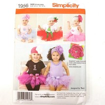 Simplicity 1956 Sewing Pattern Sz 1-18 Mth Babies Child Girls Tutu and A... - $4.99
