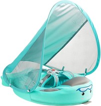 Mambobaby Baby Pool Float with Canopy,Non Inflatable Baby Swim Float, Up... - $65.99