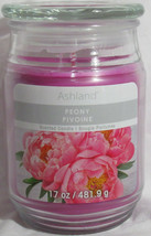 Ashland Scented Candle NEW 17 oz Large Jar Single Wick Spring PEONY floral - $19.60