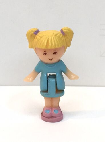 Polly Pocket Pretty Hair Tiny Tina Doll 1990 Doll Only Bluebird Toys - $15.00