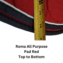 Roma All Purpose Horse Saddle Pad and Set of 2 Red Bandana Polos USED image 6