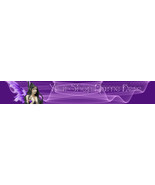 Web Banner Purple Fairy Mystical Swirls Custom Designed 96a  - $7.00