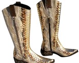 Donald Pliner Western Couture Metallic Leather Boot Shoe NIB GAIL 5 5.5 6 $1500 - £426.66 GBP
