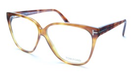 Tom Ford TF5302 053 Eyeglasses Frame Brown Tortoise Acetate Italy Made 57-11-140 - $180.37