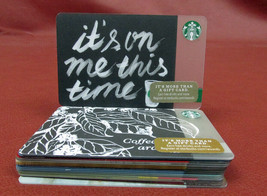 Lot of 16 Assorted Starbucks 2014 Gift Cards New with Tags - $96.72