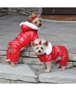 Red Ruffin It Dog Snow Suit Harness - $69.99