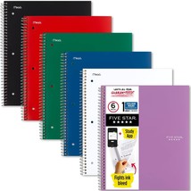 Five Star® Reinforced Filler Paper Plus Study App, College Ruled, 8 1/2 x  11, 80 Sheets/Pack, 4 Pack, Filler Paper