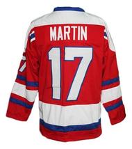 Any Name Number Ottawa Nationals Retro Hockey Jersey New Red Martin Any Size image 2