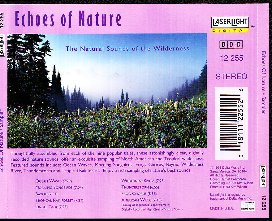 Echoes of Nature CD Sampler - Natural Sounds of Wilderness (1993) - CDs