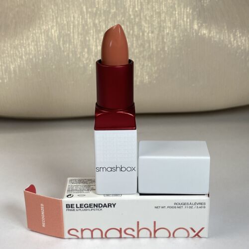 Smashbox RECOGNIZED Prime & Plush Lipstick Color Full Size New In Box Free Ship - $17.77