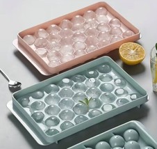 1pc Reusable Silicone Ice Cube Mould, Modern Blue Flower & Heart Shape  Multi-grid Ice Cube Maker Tray For Kitchen