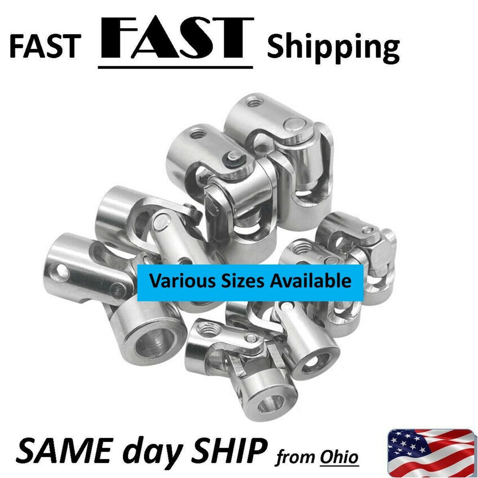 2 3 4 6 8 10 mm Motor Shaft Coupler connector Ujoint Universal Joint