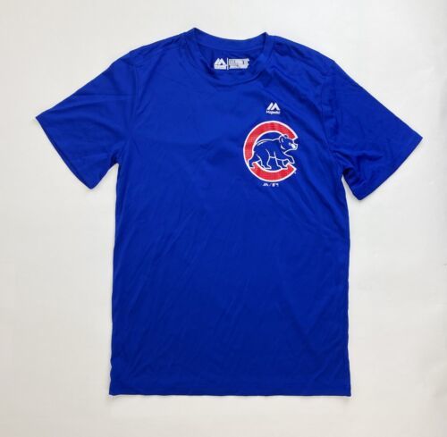 Primary image for Majestic MLB Chicago Cubs Evolution Tee Pick Your Number Youth S M L Blue GY23