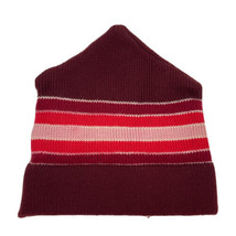 Ski Country Colorado Knitting Mill Beanie Hat Ski Cap Wool Red Stripe Retro USA - $29.69