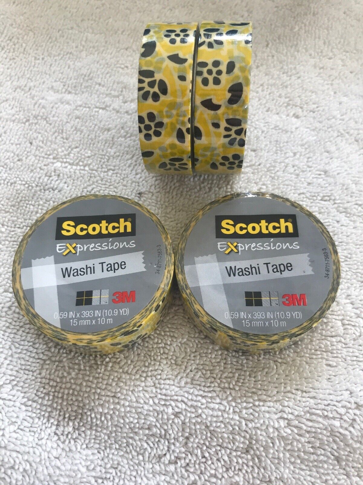Scotch Expressions Washi Tape Multi-Pack, 10 Rolls
