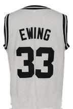 Patrick Ewing #33 College Basketball Jersey Sewn White Any Size image 2