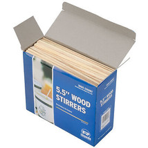 Karat Earth 7.5 Wooden Coffee Stirrer Paper Wrapped - 5,000 Pcs