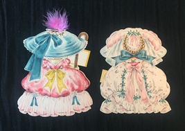 Vintage 40s Hallmark Dolls Collector Album with 7 Original Dolls image 5