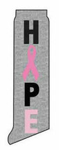 Breast Cancer knee high TUBE SOCKS Hope Pink Ribbon Size 9-11 (1 pair) NWT - $8.59