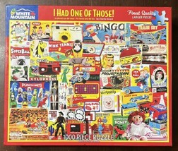 White Mountain Puzzle | I Had One of Those | #1166 | 1,000 Pcs | Used & Complete - $15.30