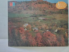 Vintage MB Big Ben 1000 Piece Jigsaw Puzzle &quot;East Orange, Vermont&quot; - $14.99