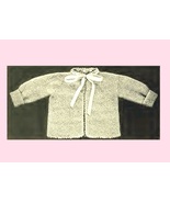 Infant Knitted Sacque 2. Vintage Knitting Pattern for Baby Sweater PDF D... - $2.50