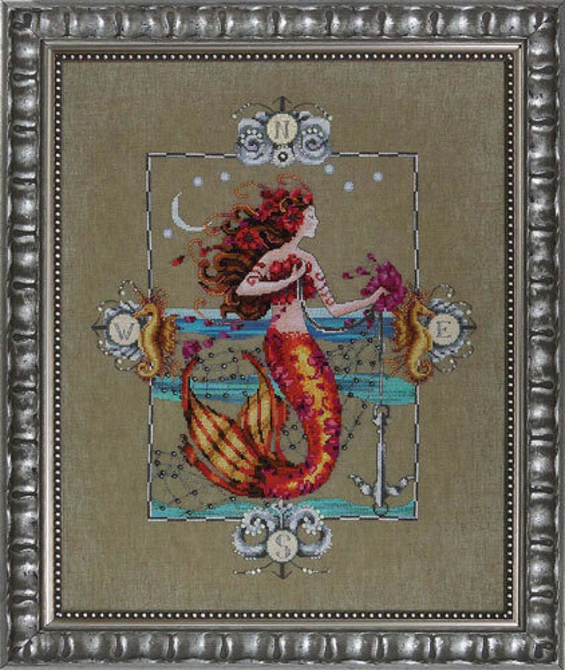Primary image for Mirabilia MD126 "GYPSY MERMAID" CHART & EMBELLISHMENT + SPECIAL THREADS