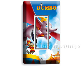 Dumbo flying elephant, mouse Timothy Q boys girls room single GFCI light... - $9.97