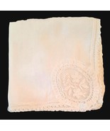 8.25&quot; Square Vintage Hankie Handkerchief All White Dainty Wedding Someth... - $12.19