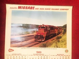 1989 Duluth Missabe & Iron Range Railways Train Wall Calendar image 4