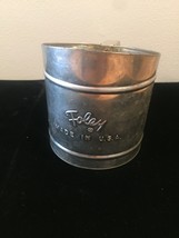 Vintage 50s Foley aluminum hand sifter