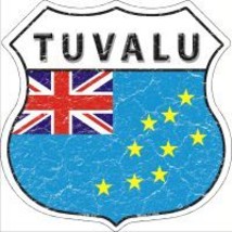 Tuvalu Highway Shield Novelty Metal Magnet HSM-437 - $14.95
