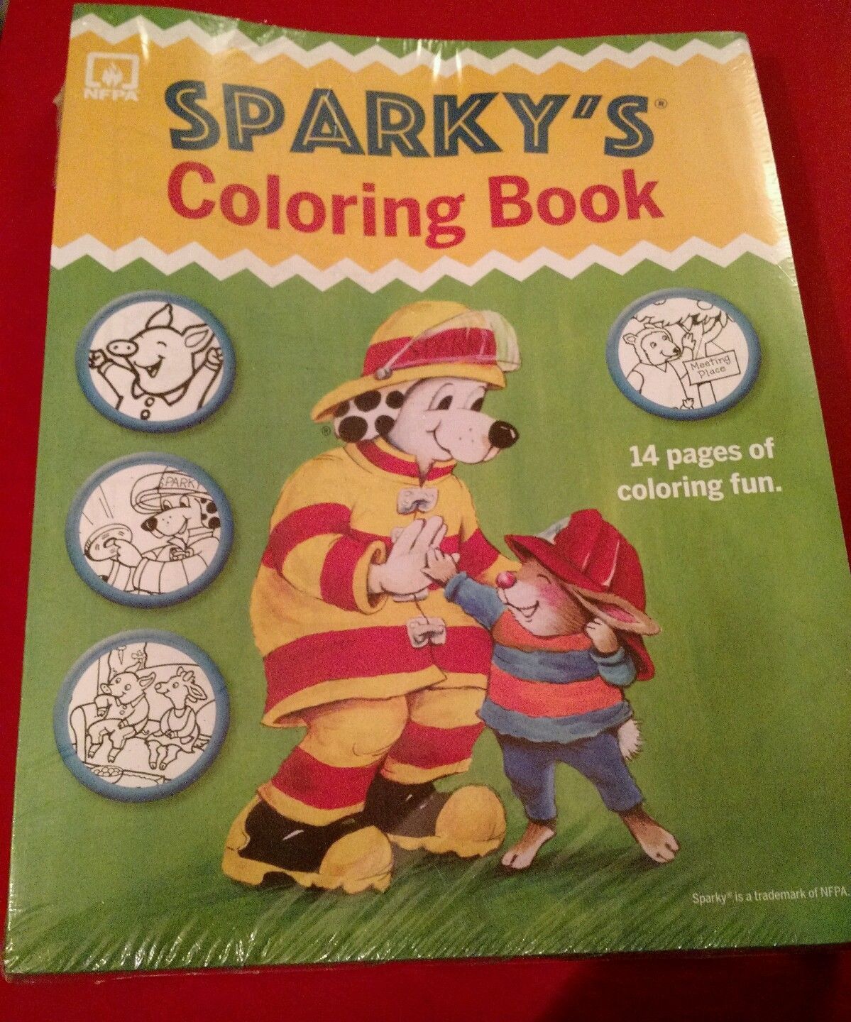 NFPA Sparky's coloring book (set of 30) Fire Safety 2015 School